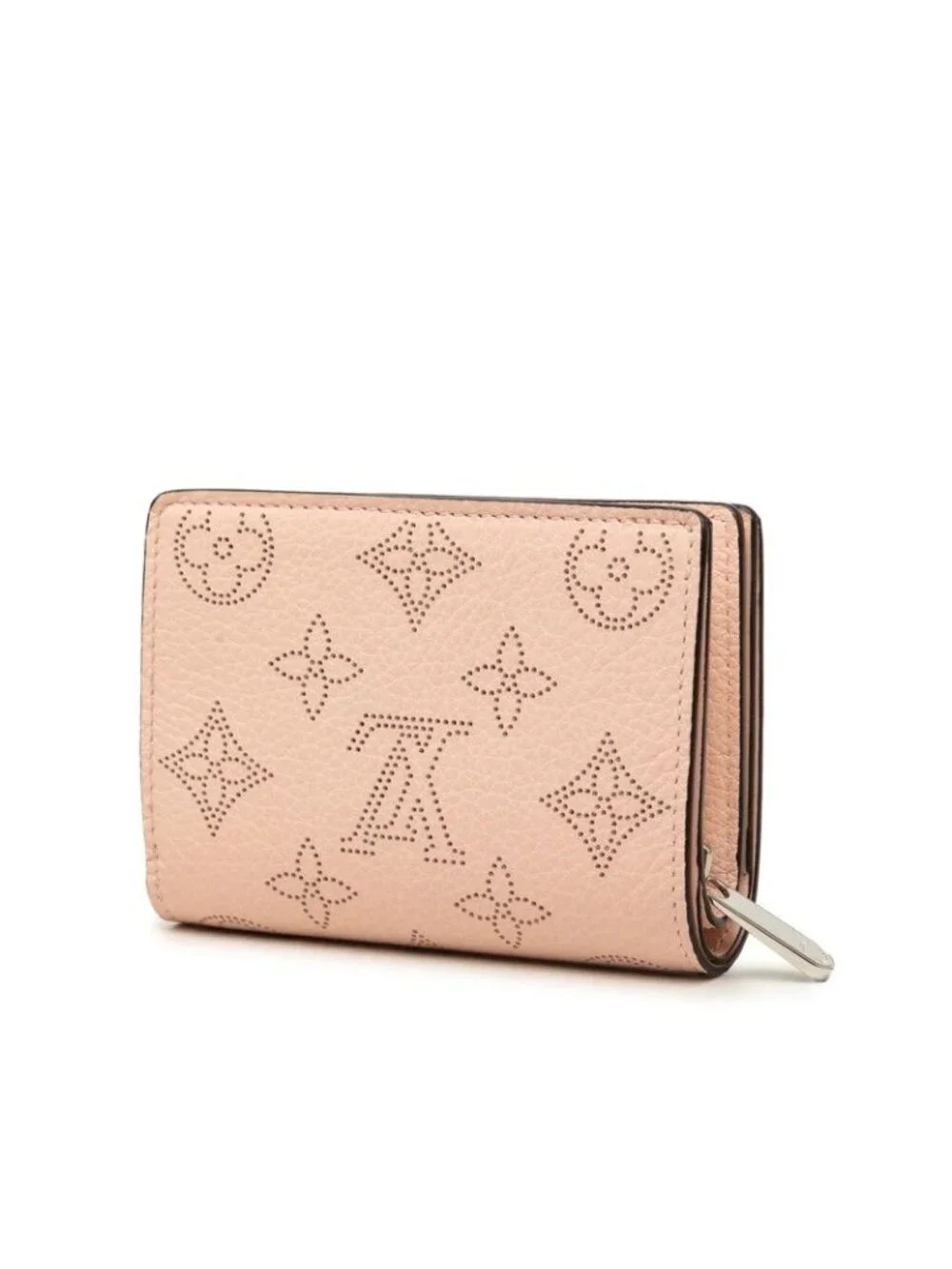 Louis Vuitton Monogram Mahina Portefeuille Clair Compact Wallet Bifold Jasmine
